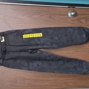 Lazypants Black Camo Fleece Lined Sweatpants